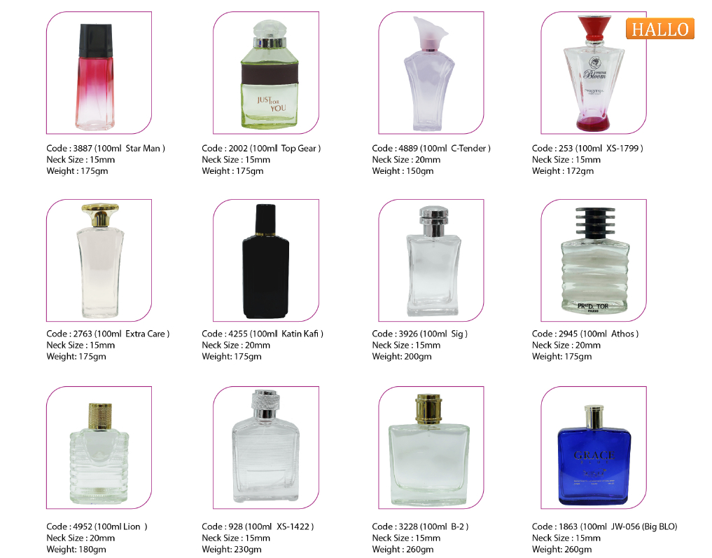 Perfume Glass Bottles