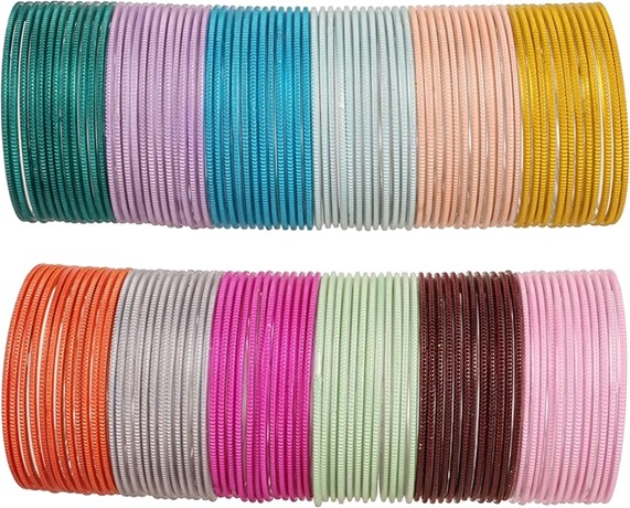 Metal Glass Bangles